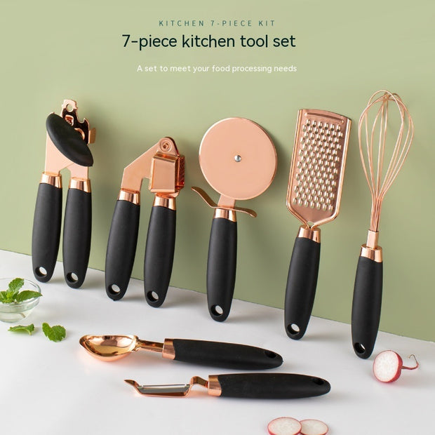 Kitchen Household Peeler Gadget Copper Plating Set - bearfactory