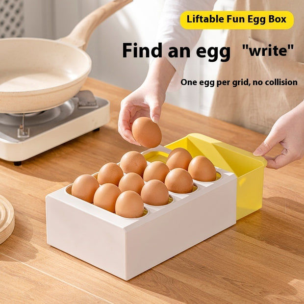 Household Kitchen Drawer-styled Fresh-keeping Egg Storage Box - bearfactory