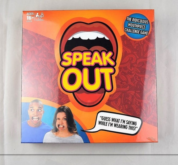 Speak Out Chess Board Set Mouth Opener Games Prop - bearfactory