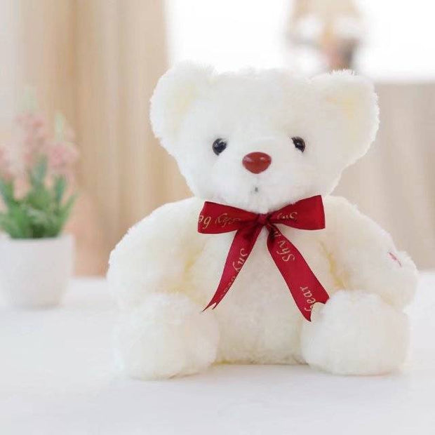 Plush toy teddy bear glowing bear doll creative gift - bearfactory