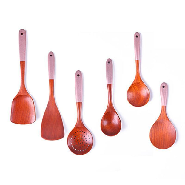 Six-Piece Non-Stick Cooking Utensils - bearfactory