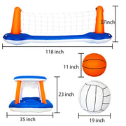 Water Volleyball Rack, Inflatable Basketball, Swimming Pool, Beach Water Games, Water Raft Ball - bearfactory