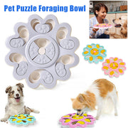 Dog Food Feeder Bowl Food Toy Interaction Toys Smart Puzzle Puppy Training Games - bearfactory