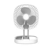 Small Portable Air Conditioning Appliances Foldable Electric Fan USB Rechargeable Desktop Fans - bearfactory