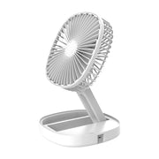 Small Portable Air Conditioning Appliances Foldable Electric Fan USB Rechargeable Desktop Fans - bearfactory