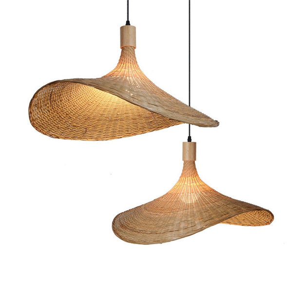 Bamboo Chandelier New Japanese Style Lamps - bearfactory