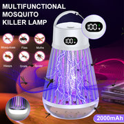 Digital Display Mosquito Killer Lamp Electric Shock Mosquito Trap Light Radiationless Insect Repellent Trap For Bedroom Outdoor Summer Gadgets - bearfactory