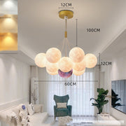 Bedroom Chandelier Nordic Lamps Creative Moon Bubble Lights - bearfactory