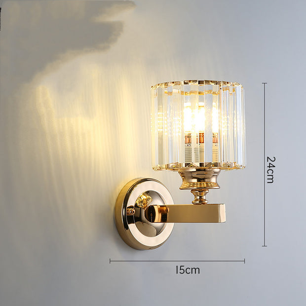 Light Luxury Crystal Transparent Creative Bedside Lamps - bearfactory