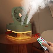 Humidifier Spray Fan Portable Fan Air Cooler Air Humidifier USB Fan Desktop Fan With Night Light For Summer Home Appliance - bearfactory