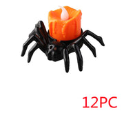 Halloween Festival Atmosphere Creative Halloween Spider Candlestick Ornaments - bearfactory