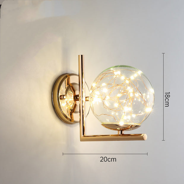 Light Luxury Crystal Transparent Creative Bedside Lamps - bearfactory