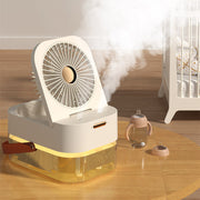 Humidifier Spray Fan Portable Fan Air Cooler Air Humidifier USB Fan Desktop Fan With Night Light For Summer Home Appliance - bearfactory