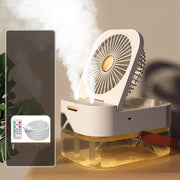 Humidifier Spray Fan Portable Fan Air Cooler Air Humidifier USB Fan Desktop Fan With Night Light For Summer Home Appliance - bearfactory