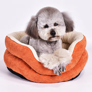 Warm Velveteen Round Kennel Teddy - bearfactory