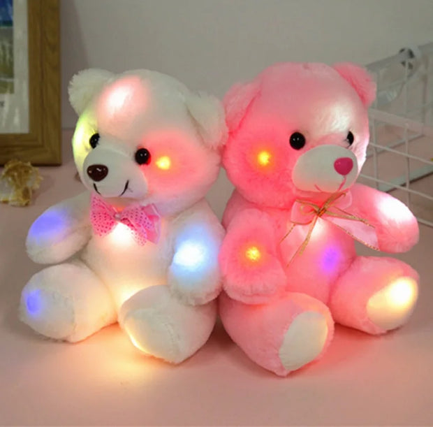 22cm Luminous Creative Light Up LED Teddy Bear - bearfactory