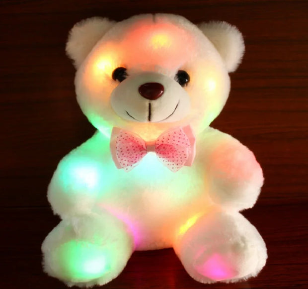 22cm Luminous Creative Light Up LED Teddy Bear - bearfactory