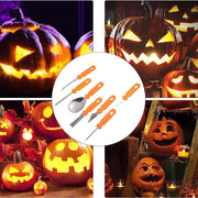 Halloween Stainless Steel Pumpkin Carving Set Fruit Carving Kitchen Gadgets - bearfactory