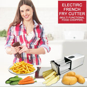 Kitchen Gadget Electric French Fry Cutter With Blades - bearfactory