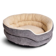 Warm Velveteen Round Kennel Teddy - bearfactory