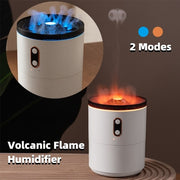 Volcanic Flame Aroma Essential Oil Diffuser USB Portable Jellyfish Air Humidifier Night Light Lamp Fragrance Humidifier - bearfactory