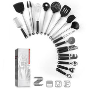 Kitchen Gadgets Cooking Silicone Spatula Spoon Set - bearfactory