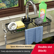 Kitchen Storage Faucet Rack Drain Basket - bearfactory