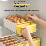 Household Kitchen Drawer-styled Fresh-keeping Egg Storage Box - bearfactory