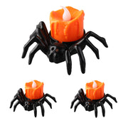 Halloween Festival Atmosphere Creative Halloween Spider Candlestick Ornaments - bearfactory