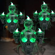 New Halloween Decoration Halloween Skull With Lights Ornaments - bearfactory