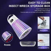 Digital Display Mosquito Killer Lamp Electric Shock Mosquito Trap Light Radiationless Insect Repellent Trap For Bedroom Outdoor Summer Gadgets - bearfactory