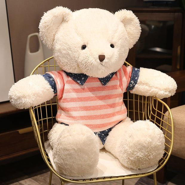 Cute Girl's Teddy Bear Plush Toy - bearfactory