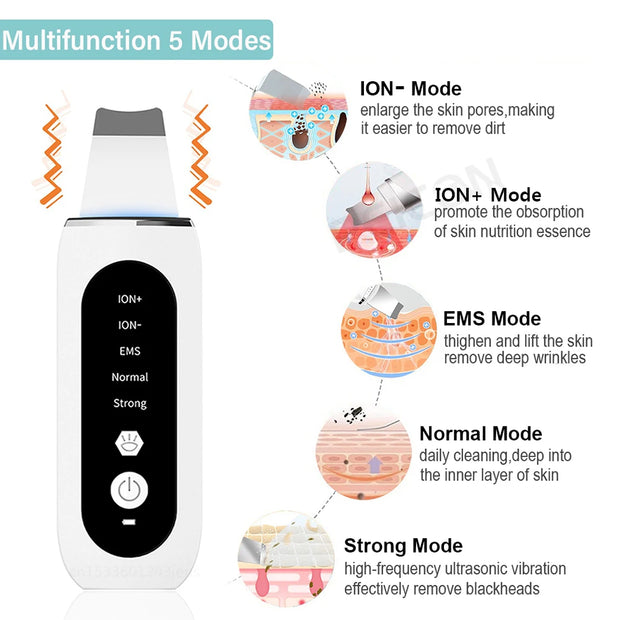 Ultrasonic Face Scrubber Pro - bearfactory