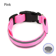 Bright LED Reflective Dog Collar - bearfactory