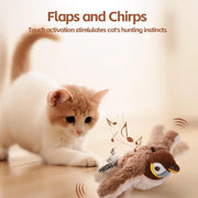 Chirping Catnip Bird Toy - bearfactory