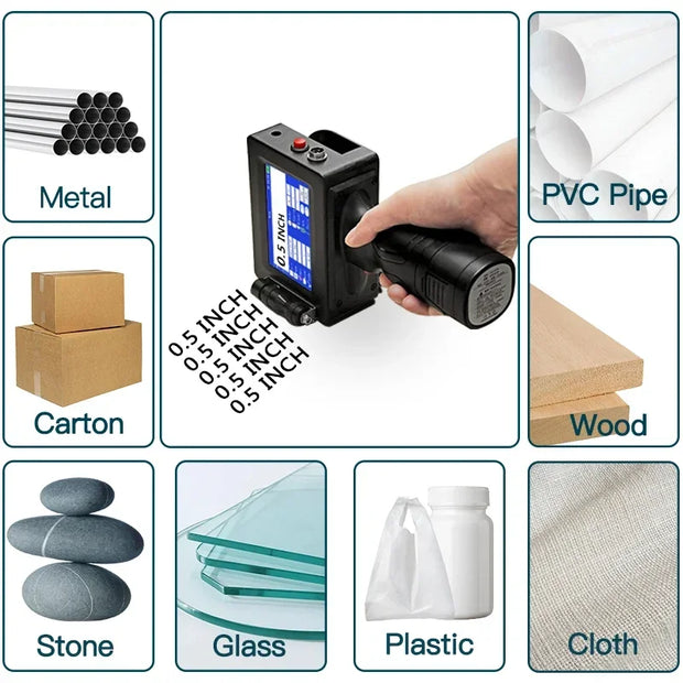 Phezer Handheld Inkjet Label Printer - bearfactory